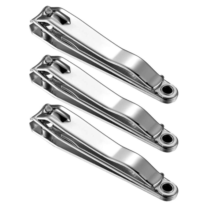 Nail Clipper,Premium Stainless Steel Fingernail and Toenail Clipper Cutters, Fingernail Clipper Cutters with Nail File Sharp