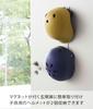 Yamazaki Magnetic Kids' Helmet Hook, White, Approx. W6 X D7.5 X H35cm, Tower Helmet Storage, Magnet, 4727