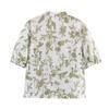 Summer Women's European/American Style Embroidery Print Top & Casual Shorts Set