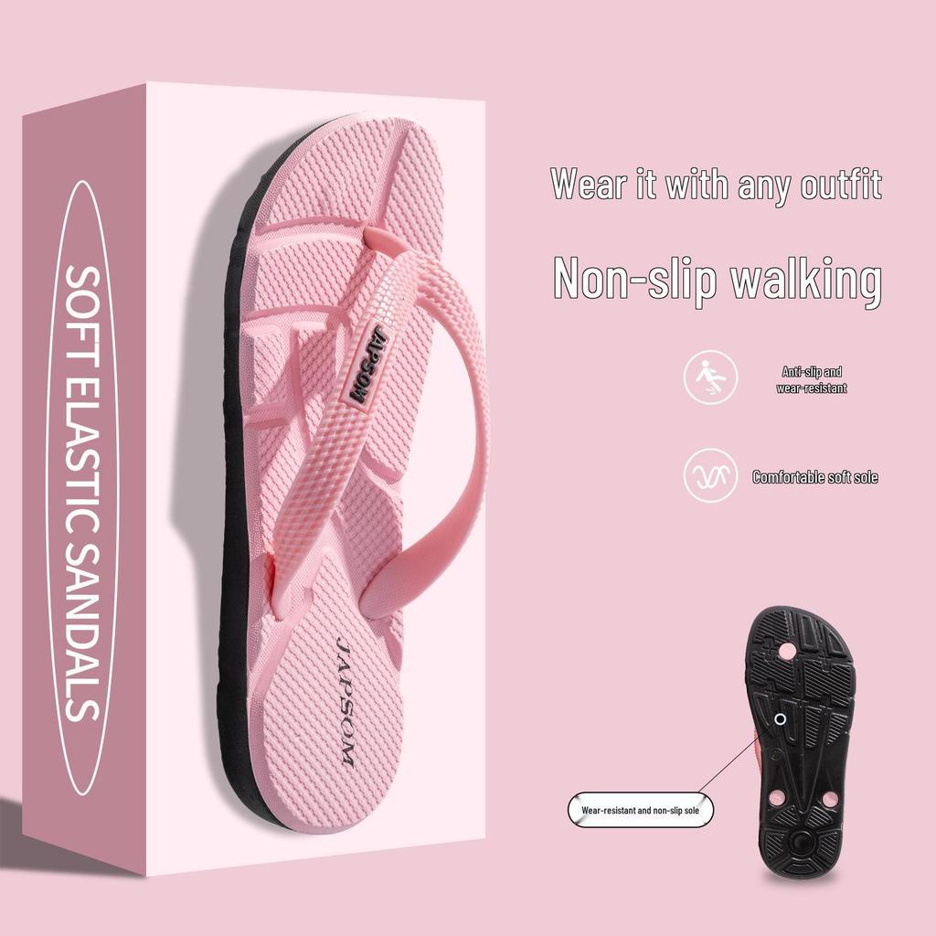 Men's Trendy Non-Slip Beach Flip Flops - Large Size Summer Sandals.