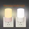 Cute Mini LED Night Lamp Kids Night Light Push Button Switch Bedside Soft Baby Night Lamp Wall Socket Lamp EUPlug Led Lights for Room