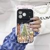 Christmas Decoration 2026 Phone Case for IPhone 17 16 Pro 15 Max 14Plus 13 12 11 13 12 7 8 Plus Suqare Silcone Soft Cover Capa
