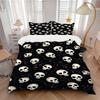 3pcs Skull Pattern Bedding Set, Breathable and Soft, Suitable for All Seasons, Ideal for Home Use, Suitable for Bedroom Decor 21145