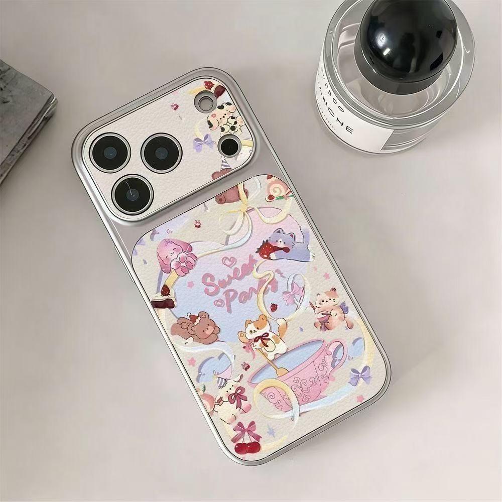 

Kitten Glass Cup for iPhone 17 Pro Max & Compatible Apple Devices 13-16 Phone Case and Accessories iPhone 13 Pro