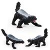 Honey Badger Figurine Realistic Simulation Wild Animal PVC Miniature Honey Badger Educational Toy for Kids