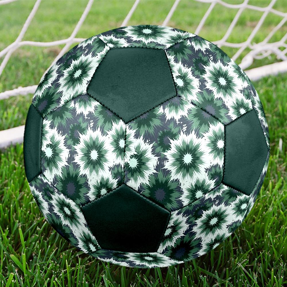 1pc Abstract Floral Durable Soccer Ball/Football, Size 5, Perfect for Training, Entertainment And Competition,Gift yy26060686