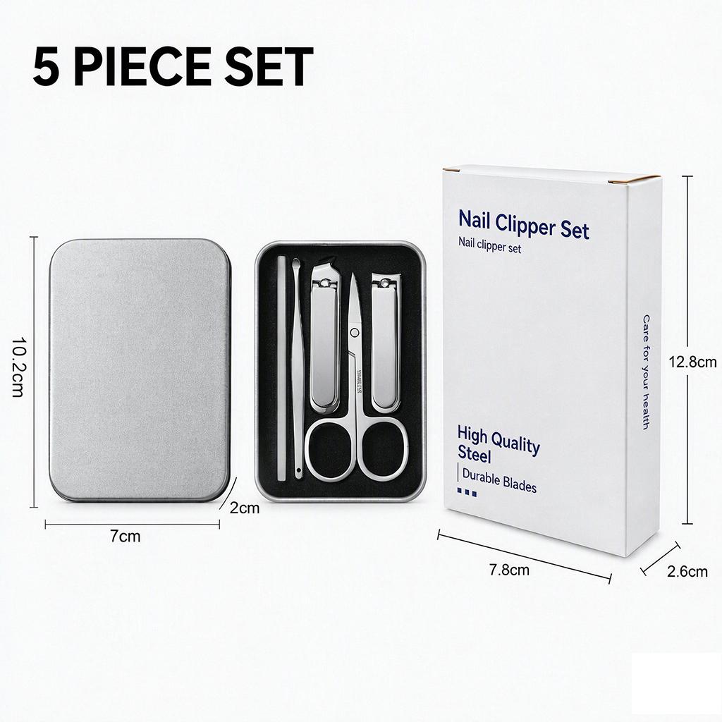 Xiaomi Thickened Nail Clipper Set Nail Tools Diagonal Mouth Glass Fillet Nail Clippers for Personal Hygiene And Grooming