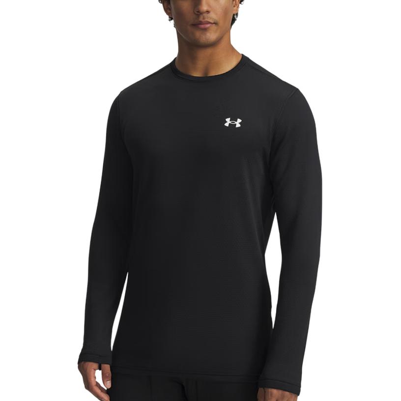 Under Armour ColdGear Packaged Base 4.0 Crew T Shirt Men's Black 6005300-001