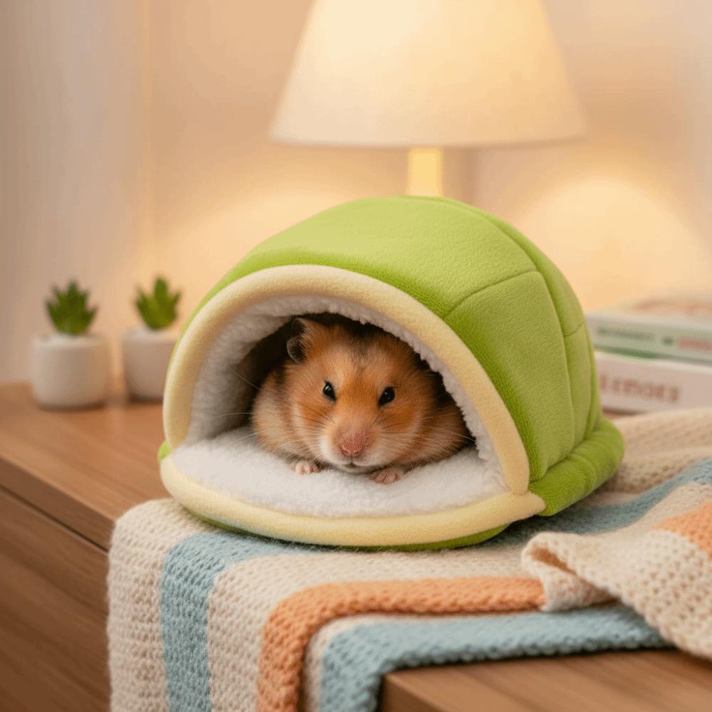 Washable Hamster Warm Nest Portable Guniea Pig House Hamster Sleeping Bag for Hedgehog Parrot
