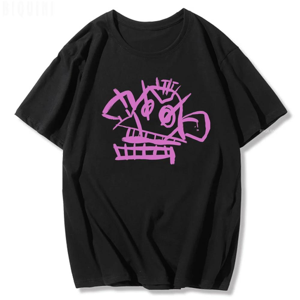 Jinx Arcane Monkey T Shirt Anime Cosplay Tees Women Men Unisex Grunge Aesthetic Short Sleeve 100% Cotton Print Summer Streetwear