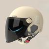 New National Standard Class A Electric Battery Car Helmet for Men and Women In Summer Double Mirror Sun Protection Half Helmet for Four Seasons