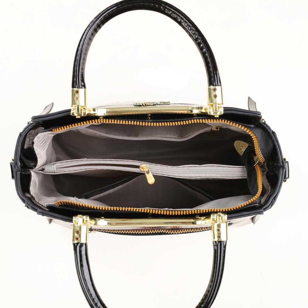 2026 New Shiny Leather Handbag for Women  Fashionable and Versatile Single Shoulder Crossbody Bag