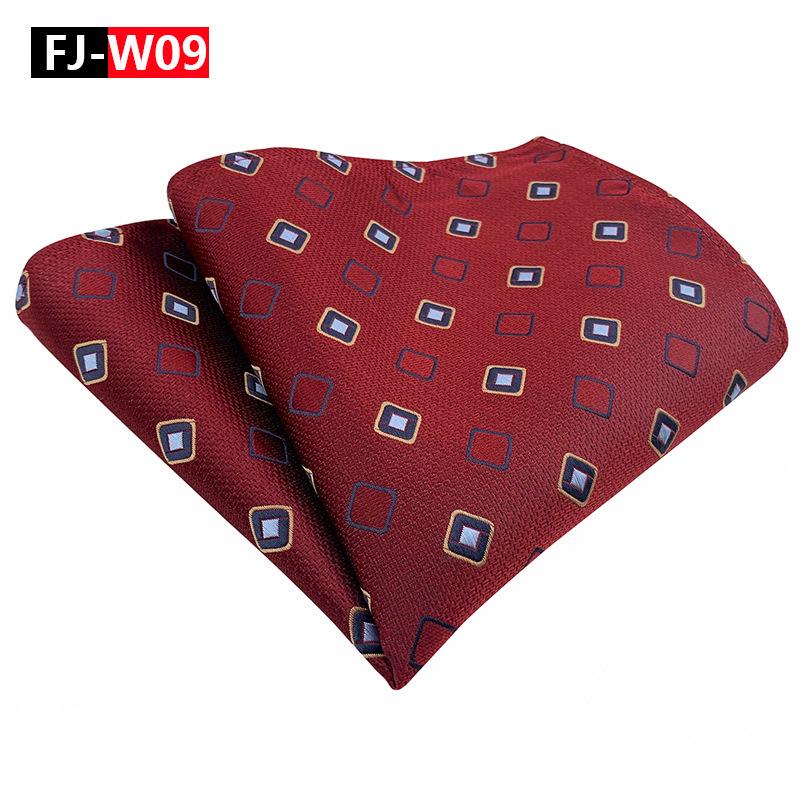 Fashionable Men's Paisley Floral Polyester Pocket Square for Suits (2025)