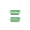 Silicone Baking Pan Set of 2 with Handles Molds for Bread Meatloaf Oven Baking
