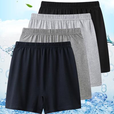 Bavlněné spodní prádlo Pánské boxerky Středního a staršího věku Čtyřrohé velké kalhoty Plus Size Volné kraťasy Tátové kraťasy