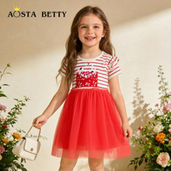 Dziecięca Bawełniana Koszulka z Luminous Printem w Stylu Europejskim - Krótki Rękaw, Okrągły Dekolt dla Małych i Średnich Rozmiarów