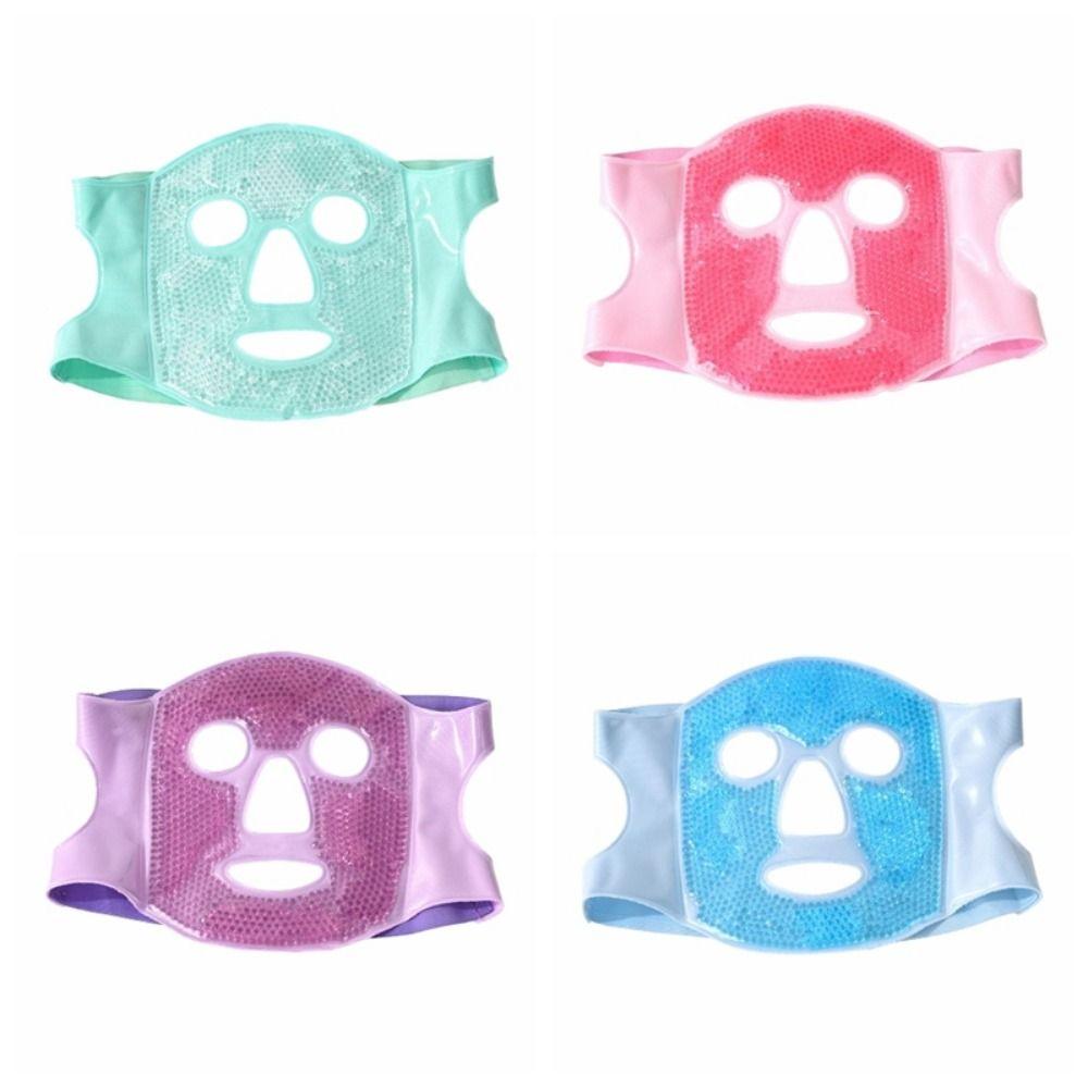 Cooling Massager Cooling Sleep Mask with Gel Ice Beads Gel Beads Eye Mask  Face Skin Care