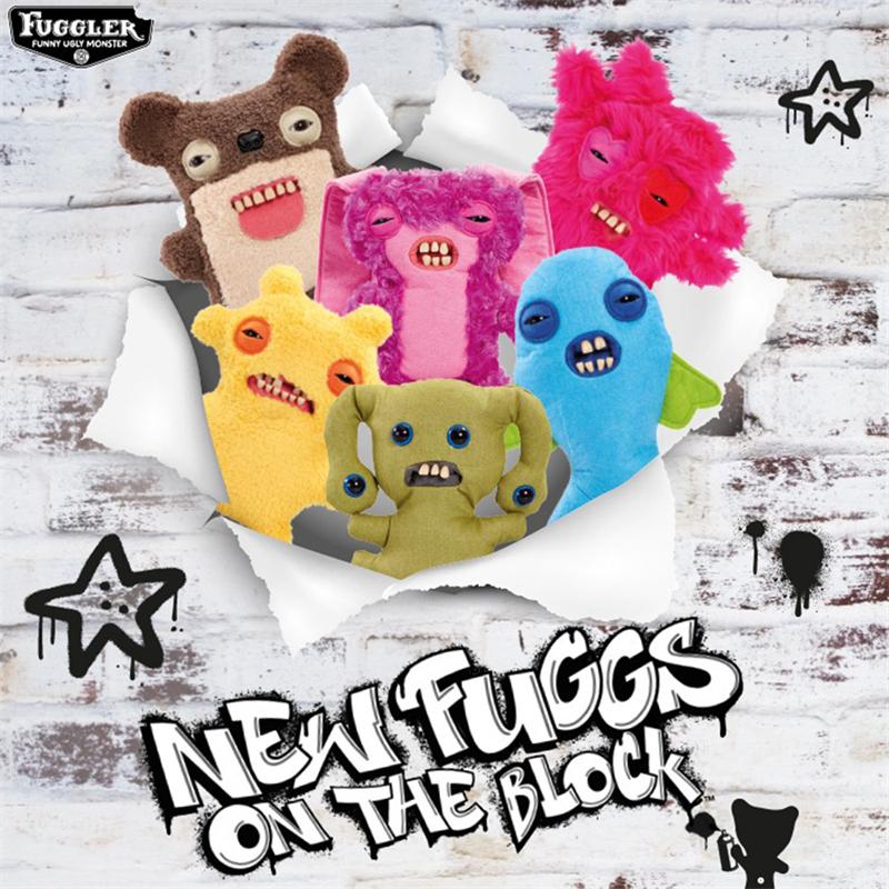 Originální Fuggler Monstrum s ošklivými zuby Plyšové hračky Vtipný Fugguler Širokooké monstrum Šílený králík Humph Vyplněné plyšové panenky Dárky