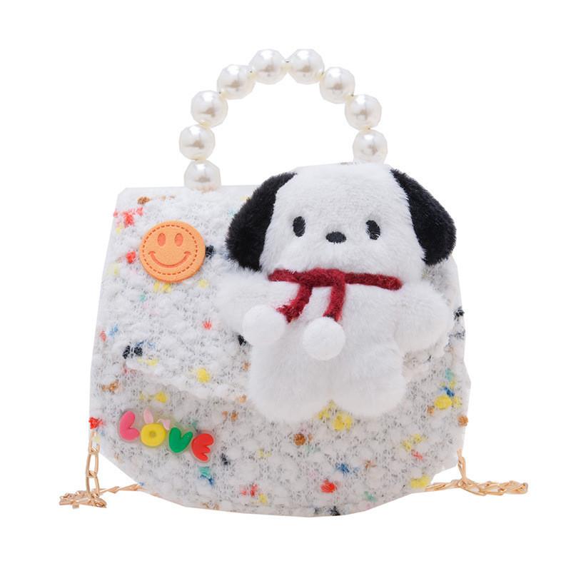 Cute Princess Cartoon Purse Lovely Girls Handbag With Sequins And Chain Strap