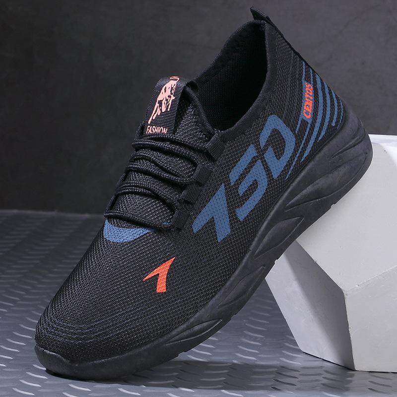 Cheap Men's Fashion Sports Shoes Flying Fabric Sports Shoes Soft Soles