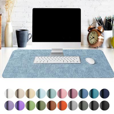 Durable Leather Mouse Mat Anti Slip Waterproof Game Mouse Pad Extra Large Modern Table Mat Laptop Computer