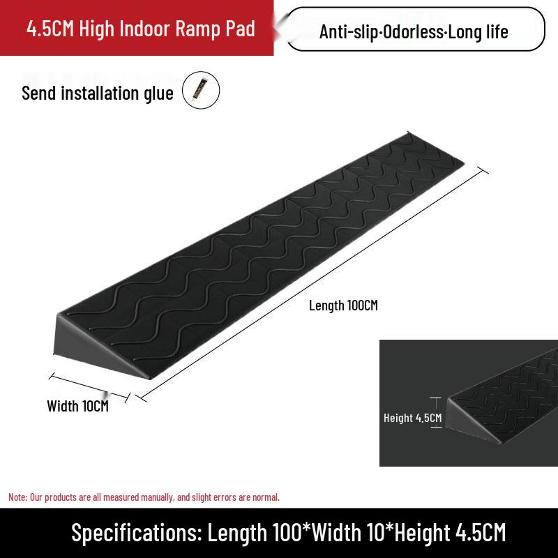 Threshold Uphill Ramp Mat for Indoor Sweeping Robots