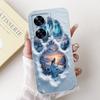 For Realme C55 Case RMX3710 Silicone Cute Cat Fashion Butterfly Flowers Love Painted Cover For Realme Narzo N55 Phone Case Funda