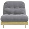 Vidaxl Sofa Rozkładana Typu Futon, Z Materacem, 80X206X11 Cm, Sosnowa