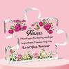 Mothers Day Gifts for Mom Unique Mom Birthday Gifts Engraved Acrylic Block Puzzles Piece Desk Ornament Gift for Mother