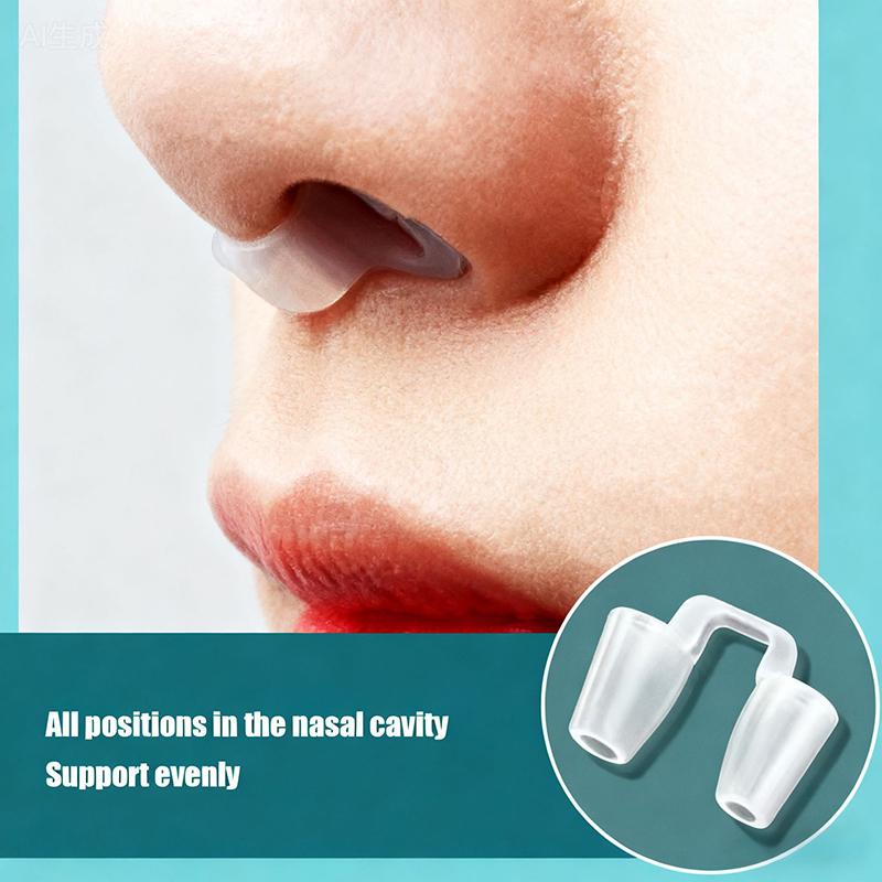 Postoperative Rhinoplasty Nostril Support Silicone Shaping Crooked Nose Correction Fixator Silica Gel Nose Clip Nasal Wing Beaut