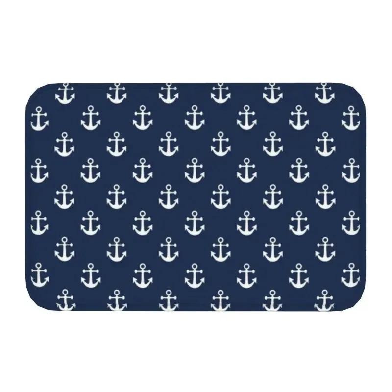 Compass Rudder Printed Door Pad Living Room Bedroom Entrance Carpet Farmhouse Interior Decoration Carpet