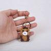 Handmade Chinese Zodiac Keychain Knitting Mini Size Monkey Keychain Creative Weaving Custom Design Animal Crochet Keychain