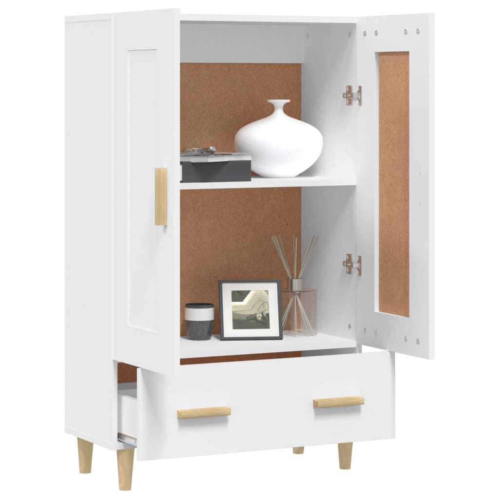 Highboard White 70 x 31 x 115 cm Particleboard