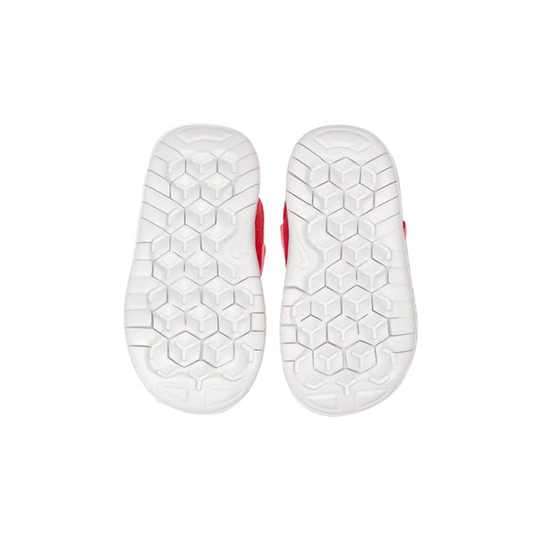 Nike Free RN Hook and loop Low top Running Shoes Red 2018 Edition Infant And Toddler AH3453-600