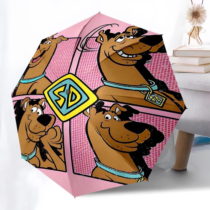 

1pc Flame Design Automatic Opening Closing Umbrella with Foldable Design, 8-Rib Iron Frame, Outdoor for Fans, Travelers, Daily Use, Gift Idea.V028