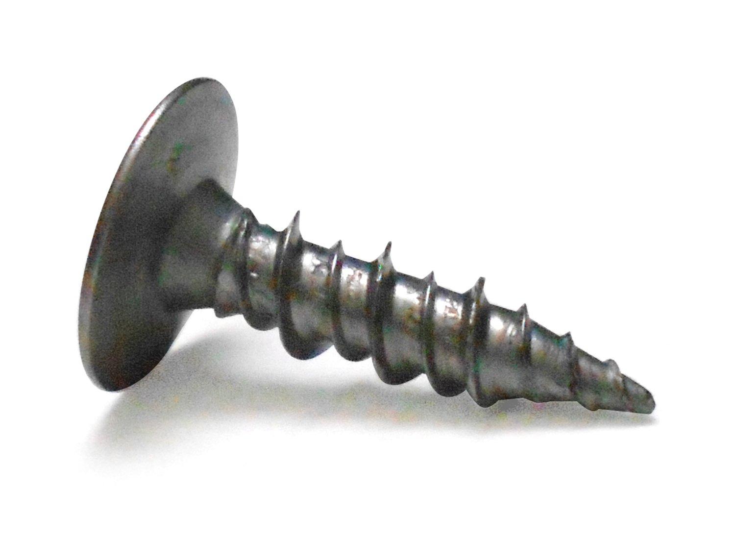 

Japan Power Fastening Hi-Low Screws, Flat Head, Fully Threaded, Stainless Steel, M4.6 x 18mm Length, Pack of 500