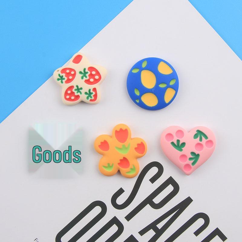 Large Drip Oil Flower Resin Accessories: Phone Case, Hair Tie, Hair Clip, Jewelry, Cup Sticker, Pencil Box