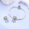 Original Shining Heart Dreamcatcher Beads Fit Charms Copper Women Bracelet Jewelry Diy Fine Gift
