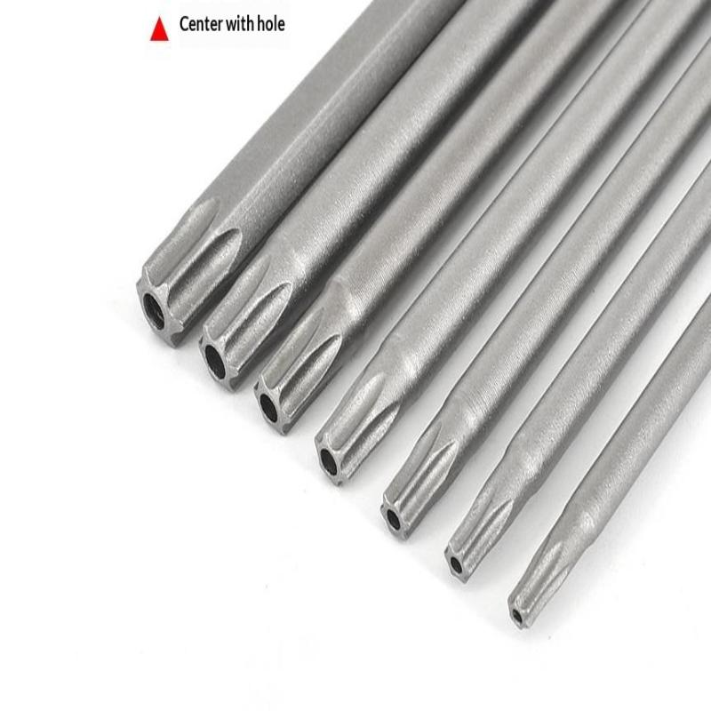 8-teiliges Torx-Schraubendreher-Bit-Set 1/4 Zoll Sechskantaufnahme Magnetische Stern-Bits T8-T40 Für Bohrer Schraubenschlüssel 50mm 100mm 150mm