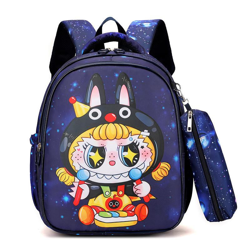 

Adorable Cartoon Themed Children s Backpack For Kindergarten And First Grade Boys Girls In Purple And Pink Color Options Style Six