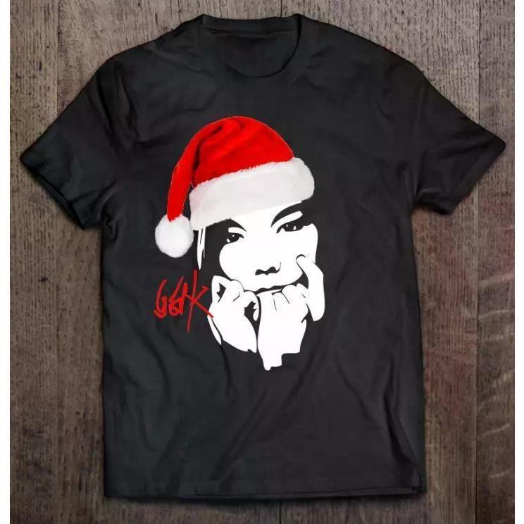 Bjork Caricature Christmas Xmas Hat shirt Gift fan S to 5XL BL595 Unisex T-Shirt