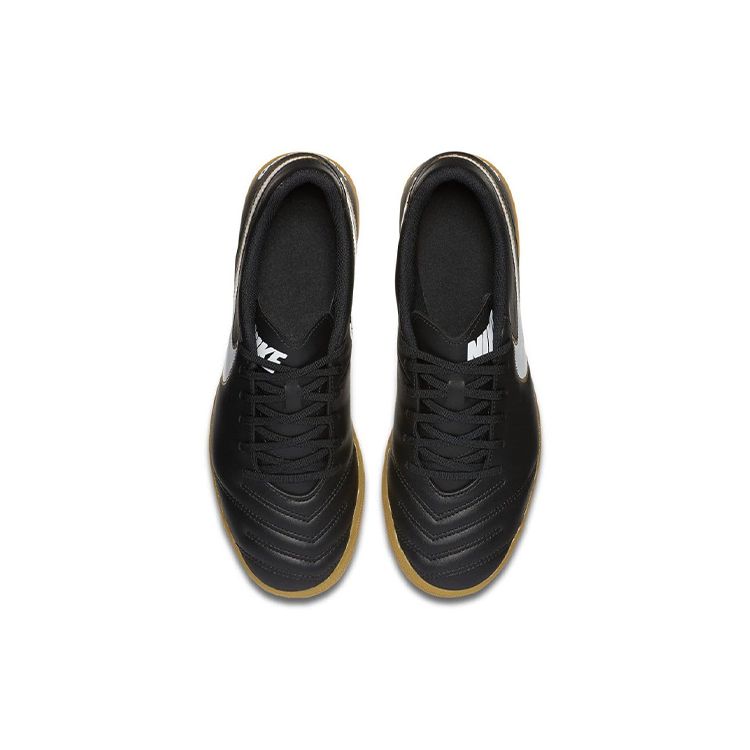 Nike Tiempo Rio 3 IC Black Gum Men Sneakers White 819234-010