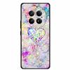 For Infinix Zero 40 5G Case Black Silicone TPU Painted Planet Cover Luxury Animal Case For Infinix Zero 40 4G Luxury FlowerFunda