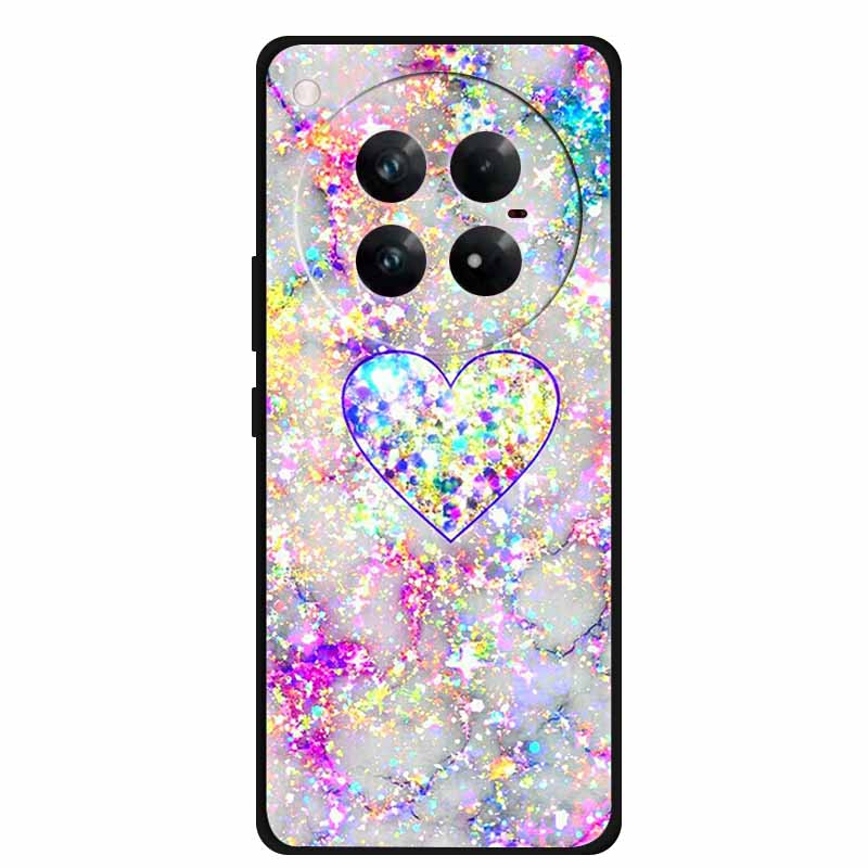For Infinix Zero 40 5G Case Black Silicone TPU Painted Planet Cover Luxury Animal Case For Infinix Zero 40 4G Luxury FlowerFunda