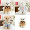 Bear Plush Toy With Cute Dress For Kids Gift And Nap Pillow