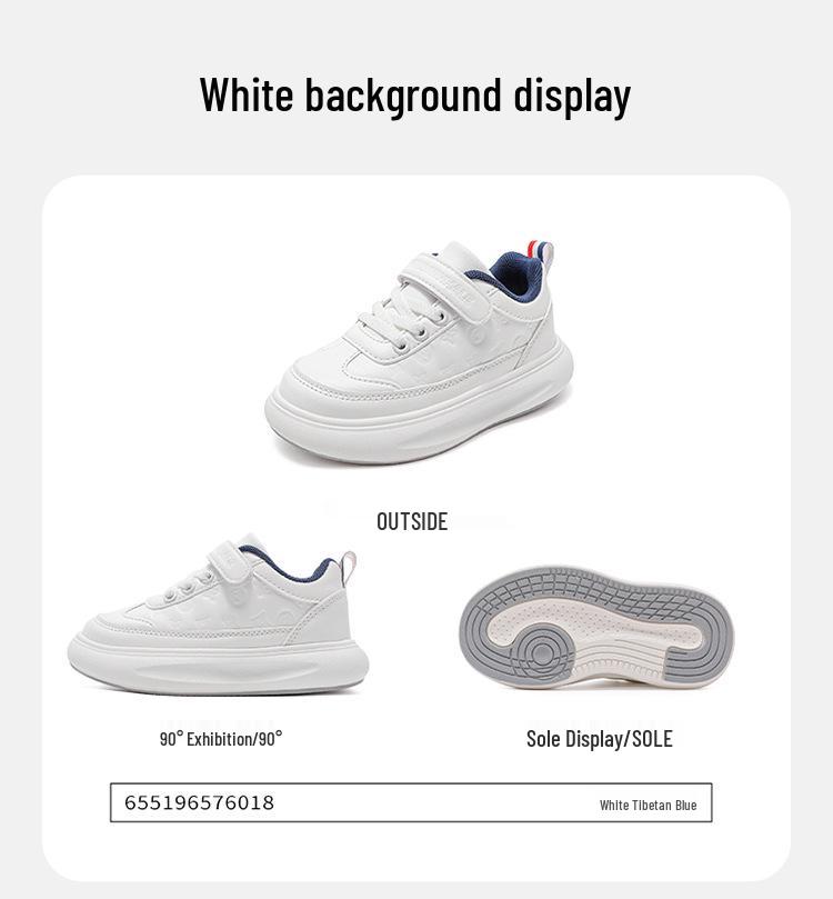 Mark Fairwhale Kids' 2025 Leather Running Shoes: Wear-Resistant, Non-Slip, Versatile Design for Spring/Autumn