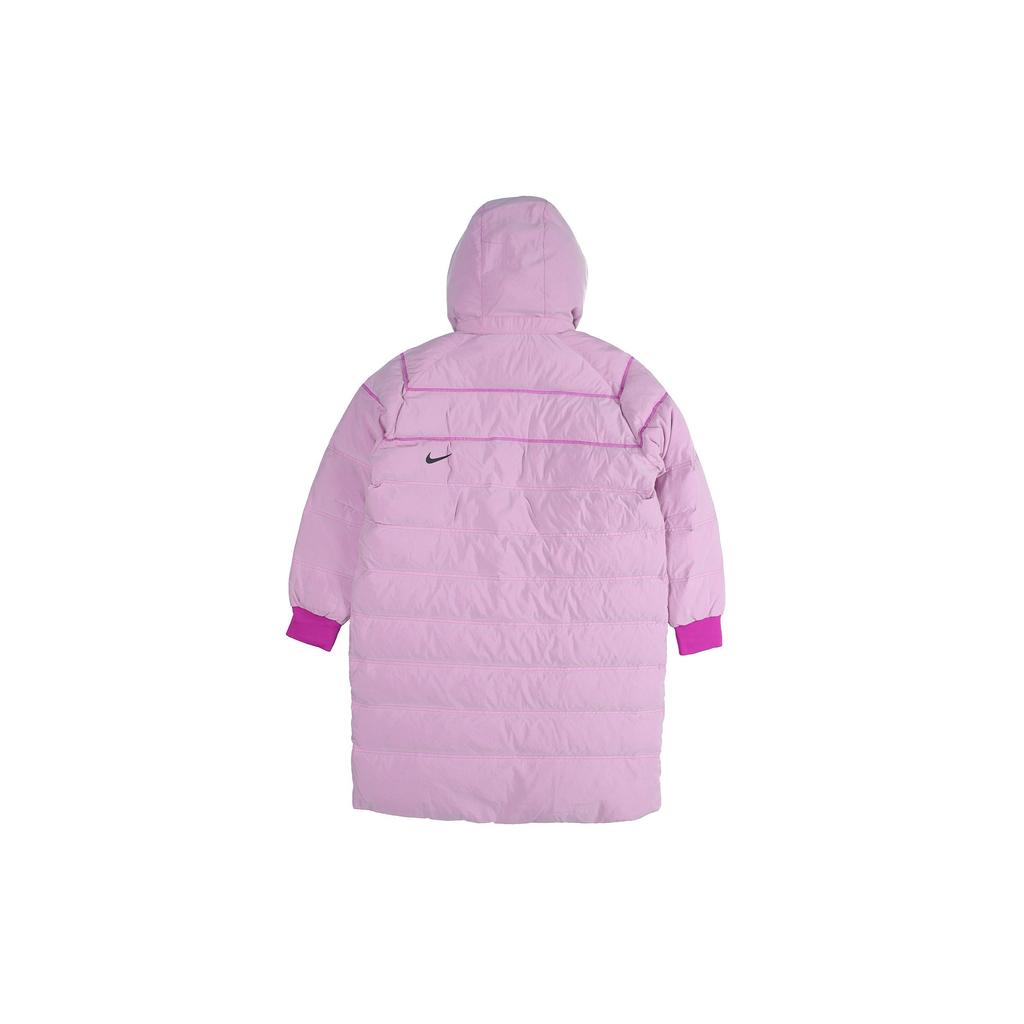 Nike Sportswear Down-Fill City Ready Long Hooded Warm Down Jacket Winter Women Outerwear Bright-Purple BV3138-551