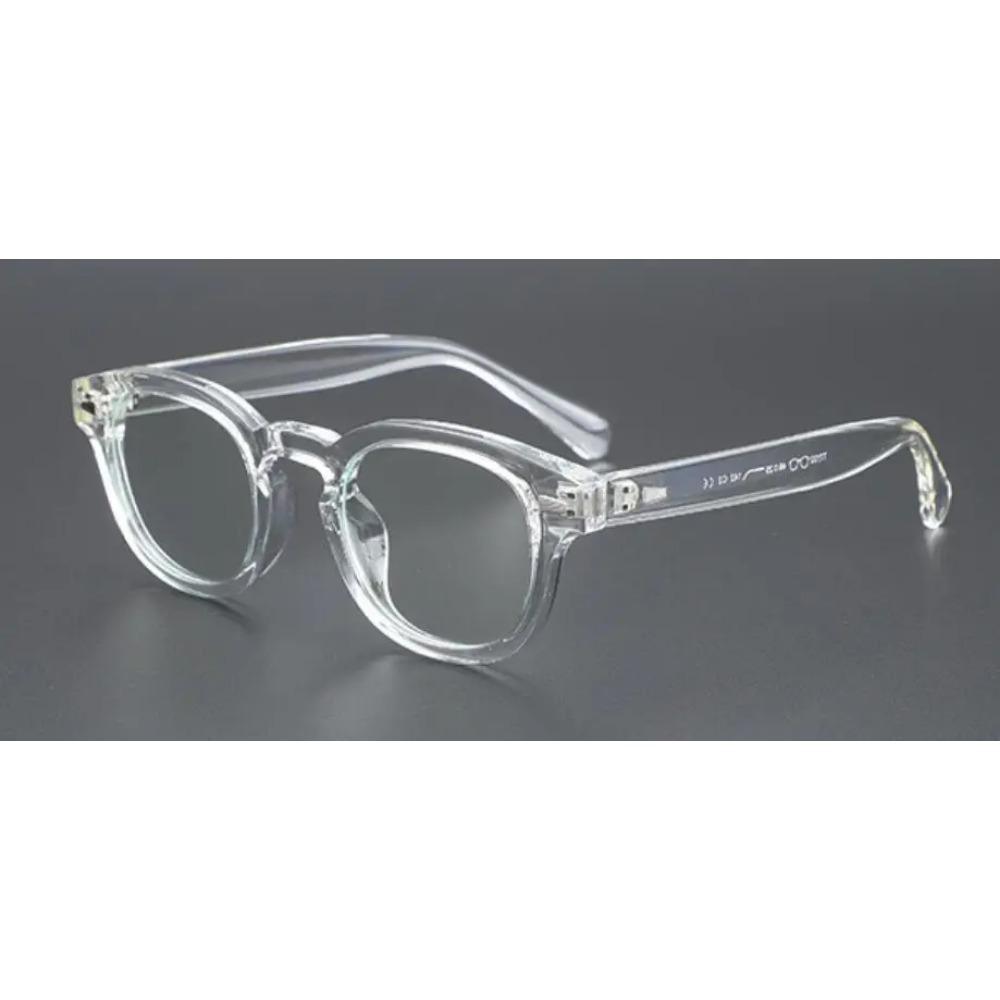 Anti Blaulicht Mode Klassische Lesebrille Herren Luxusmarke Nieten Grün Quadratische Brillenfassungen Optische Computerbrille