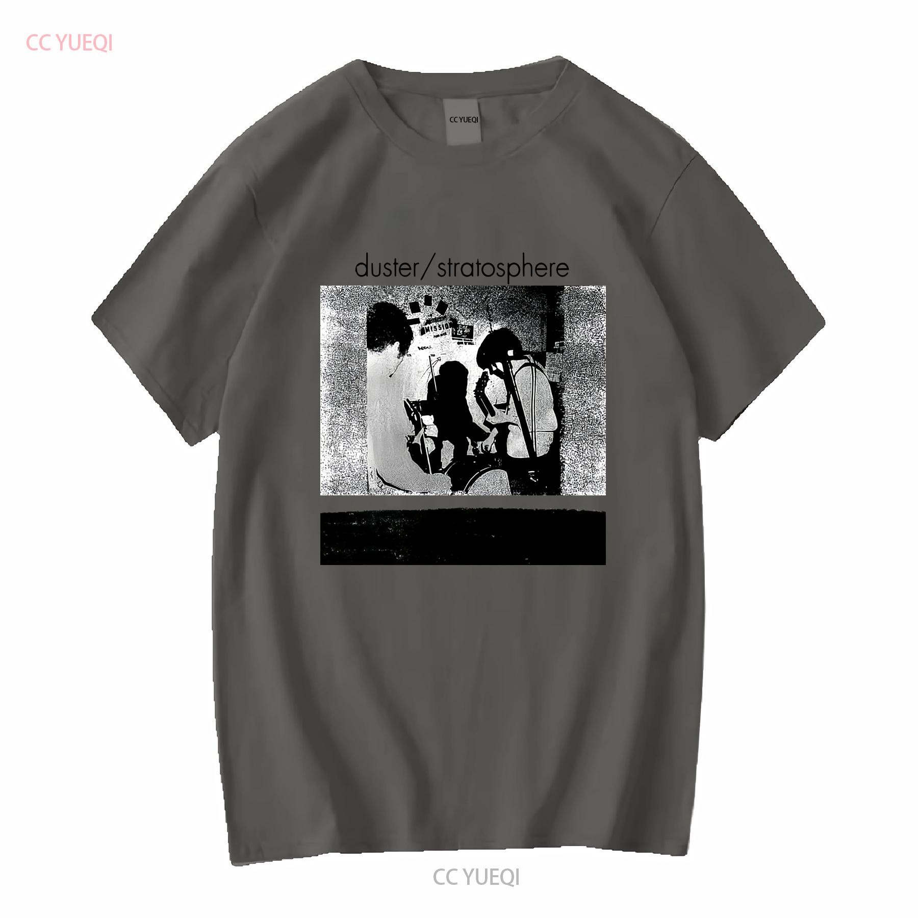 

Duster Stratosphere Band White Cotton T shirt VN0574 long or short sleeves vintage Washed Slightly Stylish Soft Unisex homme 4XL