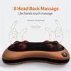 Electric Massage Pillow for Neck & Shoulders - Deep Tissue Kneading Shoulders, and Back Massage Pillow